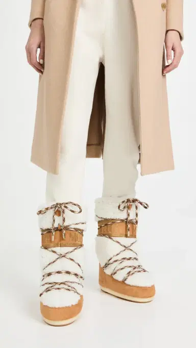 Moon Boot Icon Shearling Boot | Thumbnail 4 Moon Boot Icon Shearling Boot | Thumbnail 4