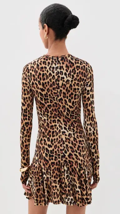 Alice + Olivia Wendy Fit and Flare Godet Mini Dress | Thumbnail 3
