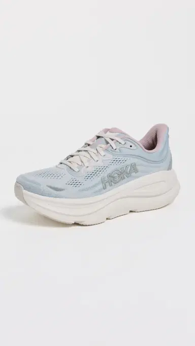 Hoka Bondi 9 Sneakers Alabaster/Mineral Blue 8 | Thumbnail 2 Hoka Bondi 9 Sneakers Alabaster/Mineral Blue 8 | Thumbnail 2