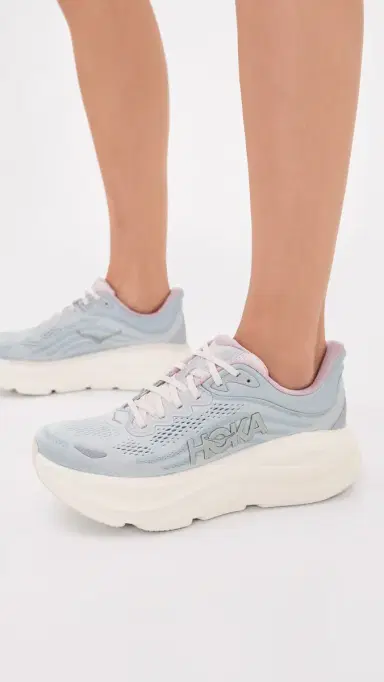 Hoka Bondi 9 Sneakers Alabaster/Mineral Blue 8 | Thumbnail 3 Hoka Bondi 9 Sneakers Alabaster/Mineral Blue 8 | Thumbnail 3