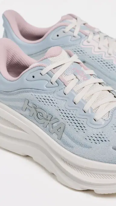 Hoka Bondi 9 Sneakers Alabaster/Mineral Blue 8 | Thumbnail 6 Hoka Bondi 9 Sneakers Alabaster/Mineral Blue 8 | Thumbnail 6