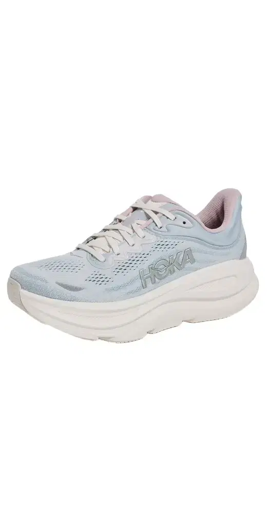 Hoka Bondi 9 Sneakers Alabaster/Mineral Blue 8