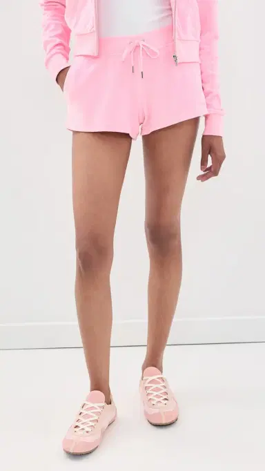 Sporty & Rich Signature Logo Krystal Shorts | Thumbnail 2 Sporty & Rich Signature Logo Krystal Shorts | Thumbnail 2