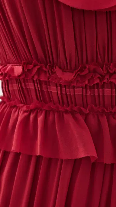 Ulla Johnson Dorothea Sleeveless Silk Gown Cerise 6 | Thumbnail 6