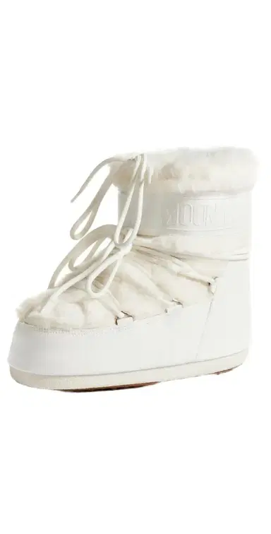 Moon Boot Icon Low Faux Fur Boots Optical White 39/41 | Thumbnail 1