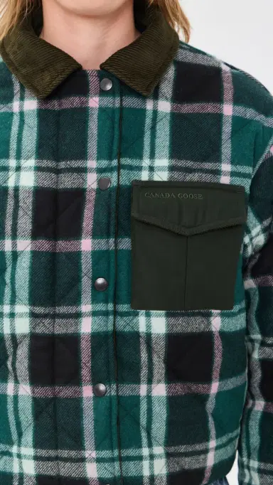 Canada Goose Terra Plaid Coat | Thumbnail 6