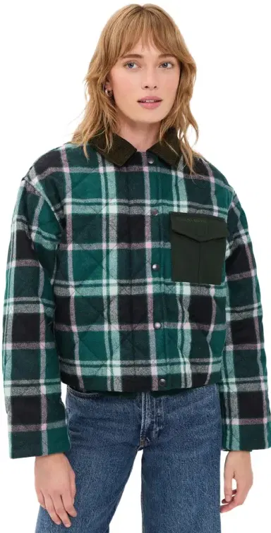 Canada Goose Terra Plaid Coat | Thumbnail 1