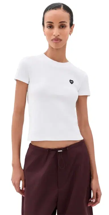 Carhartt WIP Small Heart Patch T-Shirt White/Black S | Thumbnail 1