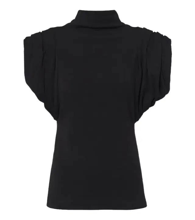 Mugler High-neck wool-blend top