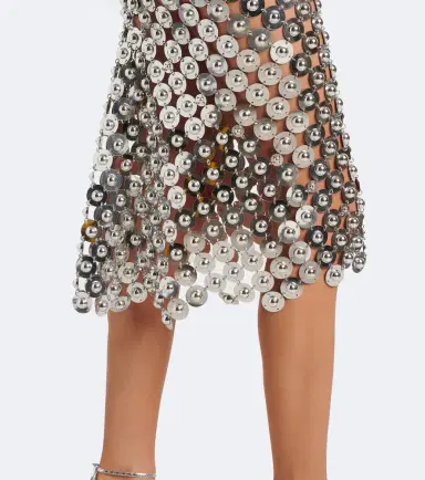 Rabanne Chainmail embellished cocktail dress | Thumbnail 2