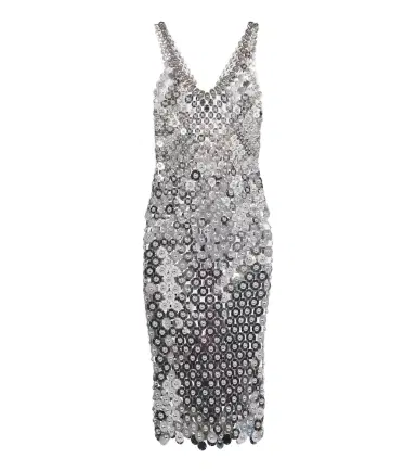 Rabanne Chainmail embellished cocktail dress | Thumbnail 1