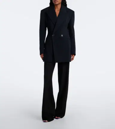 Saint Laurent Wool-blend straight pants | Thumbnail 2