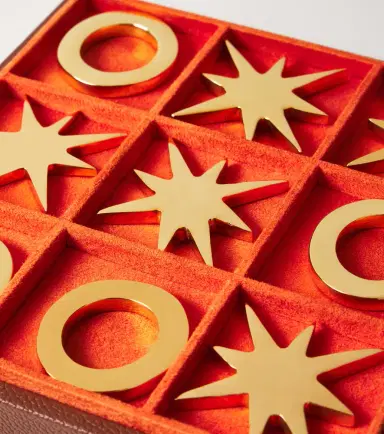 Jonathan Adler Playa leather tic-tac-toe set | Thumbnail 4