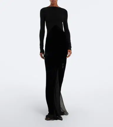 Rick Owens Combo tulle-trimmed gown | Thumbnail 2