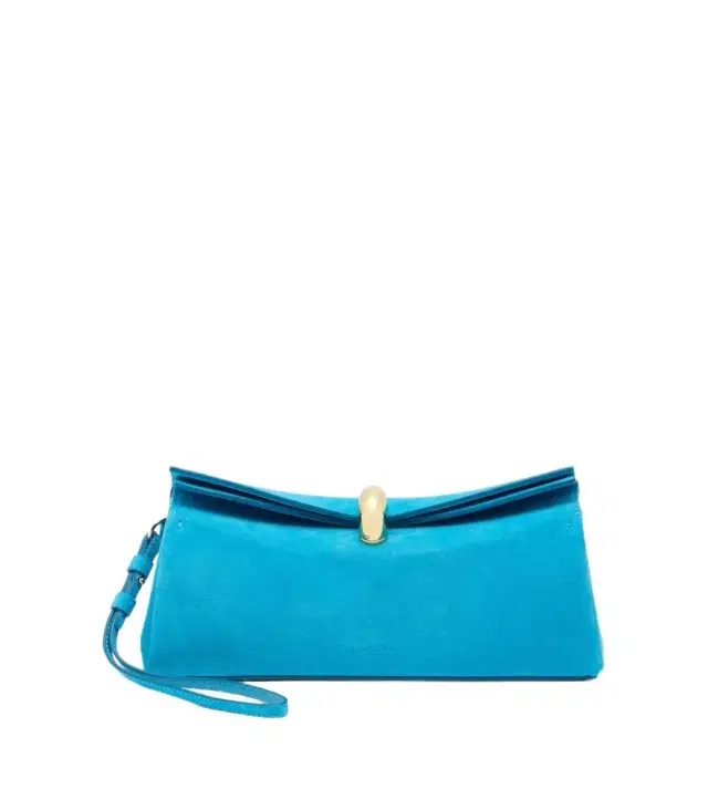 Jacquemus Valérie suede clutch
