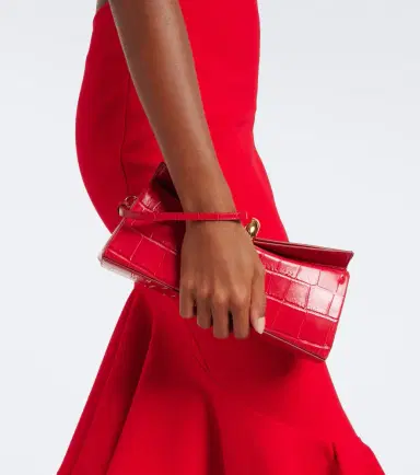 Jacquemus Valérie croc-effect leather clutch | Thumbnail 5 Jacquemus Valérie croc-effect leather clutch | Thumbnail 5