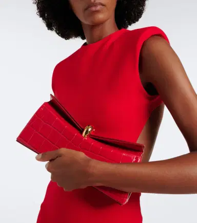 Jacquemus Valérie croc-effect leather clutch | Thumbnail 7 Jacquemus Valérie croc-effect leather clutch | Thumbnail 7