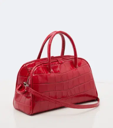 Jacquemus Turismo Small croc-effect leather bowling bag | Thumbnail 3 Jacquemus Turismo Small croc-effect leather bowling bag | Thumbnail 3