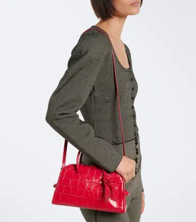 Jacquemus Turismo Small croc-effect leather bowling bag | Thumbnail 5 Jacquemus Turismo Small croc-effect leather bowling bag | Thumbnail 5