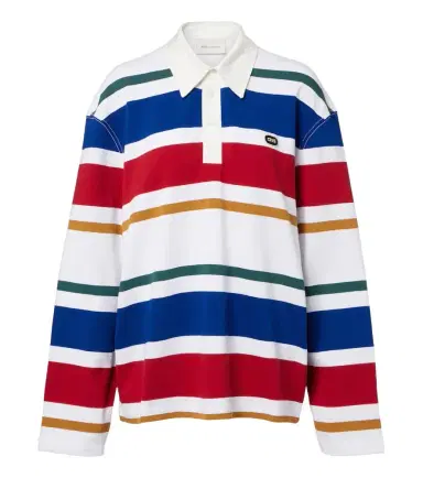 AMI PARIS Striped oversized cotton polo shirt | Thumbnail 1 AMI PARIS Striped oversized cotton polo shirt | Thumbnail 1
