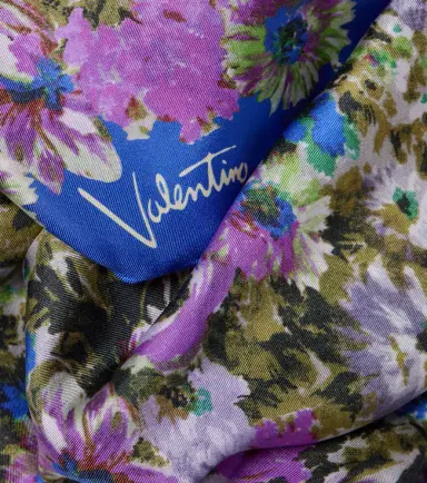 Valentino Garavani Floral silk scarf | Thumbnail 2