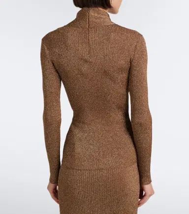 Valentino Cut-out lamé sweater | Thumbnail 2