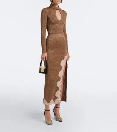 Valentino Cut-out lamé sweater | Thumbnail 4