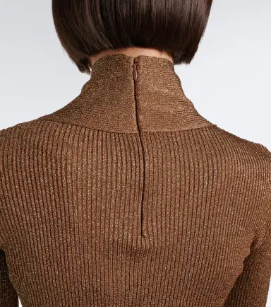 Valentino Cut-out lamé sweater | Thumbnail 5