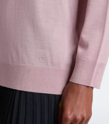 Valentino Tie-neck oversized wool sweater | Thumbnail 4 Valentino Tie-neck oversized wool sweater | Thumbnail 4