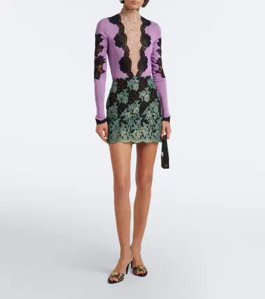 Valentino Lace miniskirt | Thumbnail 5