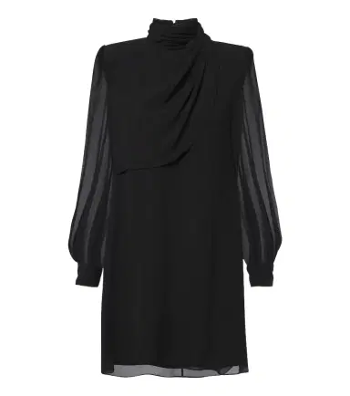 Valentino Draped silk georgette minidress | Thumbnail 1 Valentino Draped silk georgette minidress | Thumbnail 1