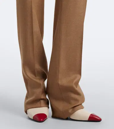 Valentino Silk and wool straight pants | Thumbnail 3