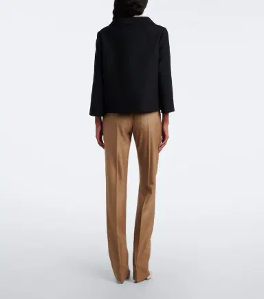 Valentino Silk and wool straight pants | Thumbnail 5