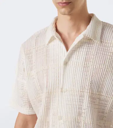Homme Plissé Issey Miyake Homme Plissé Issey Miyake Lace Grid Pleats pleated shirt | Thumbnail 2 Homme Plissé Issey Miyake Homme Plissé Issey Miyake Lace Grid Pleats pleated shirt | Thumbnail 2