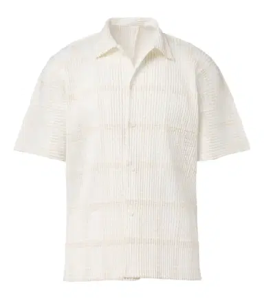 Homme Plissé Issey Miyake Homme Plissé Issey Miyake Lace Grid Pleats pleated shirt | Thumbnail 1 Homme Plissé Issey Miyake Homme Plissé Issey Miyake Lace Grid Pleats pleated shirt | Thumbnail 1