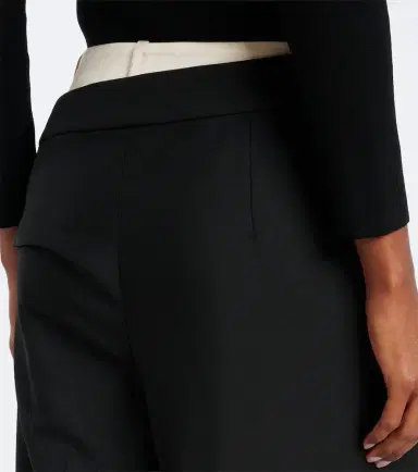 RÓHE Róhe Wool and mohair paneled wide-leg pants | Thumbnail 3 RÓHE Róhe Wool and mohair paneled wide-leg pants | Thumbnail 3