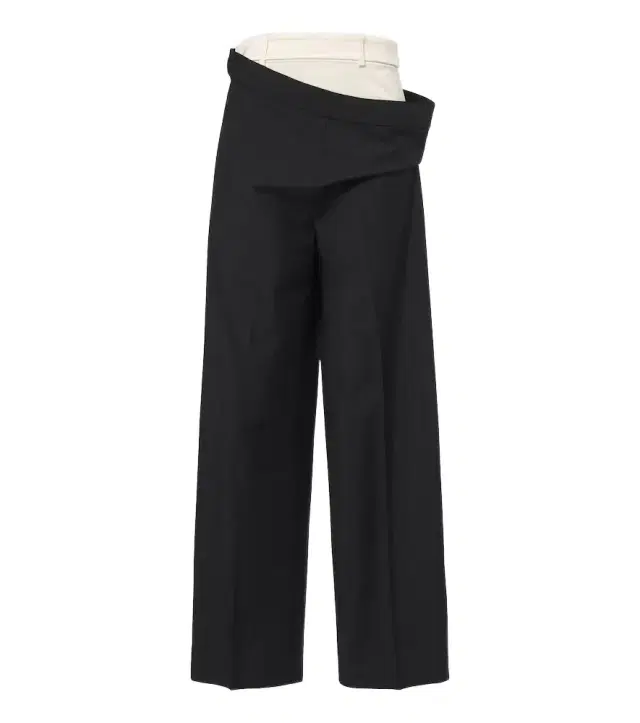 RÓHE Róhe Wool and mohair paneled wide-leg pants