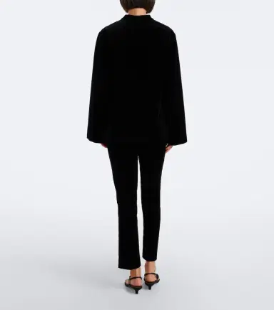 RÓHE Róhe Cotton velvet cigarette-leg pants | Thumbnail 2 RÓHE Róhe Cotton velvet cigarette-leg pants | Thumbnail 2