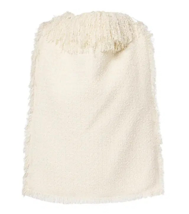 RÓHE Róhe Fringed bouclé top