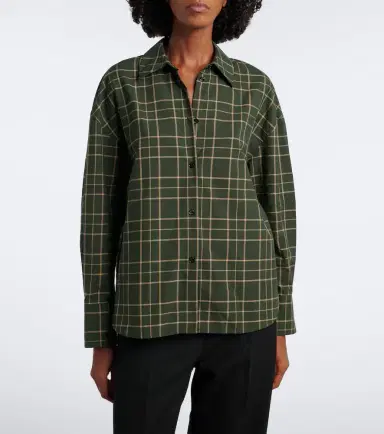 TOTEME Checked cotton shirt | Thumbnail 2