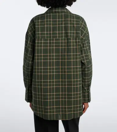TOTEME Checked cotton shirt | Thumbnail 5