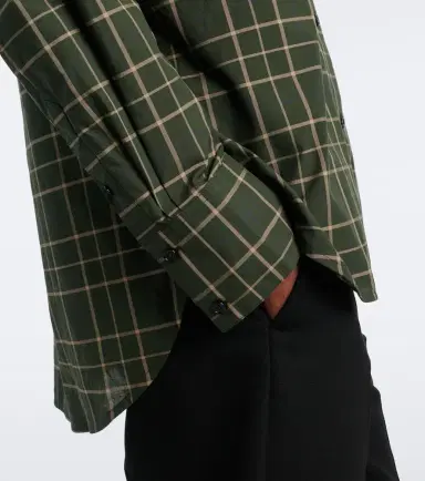 TOTEME Checked cotton shirt | Thumbnail 6