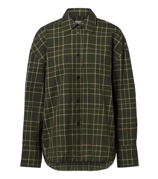 TOTEME Checked cotton shirt