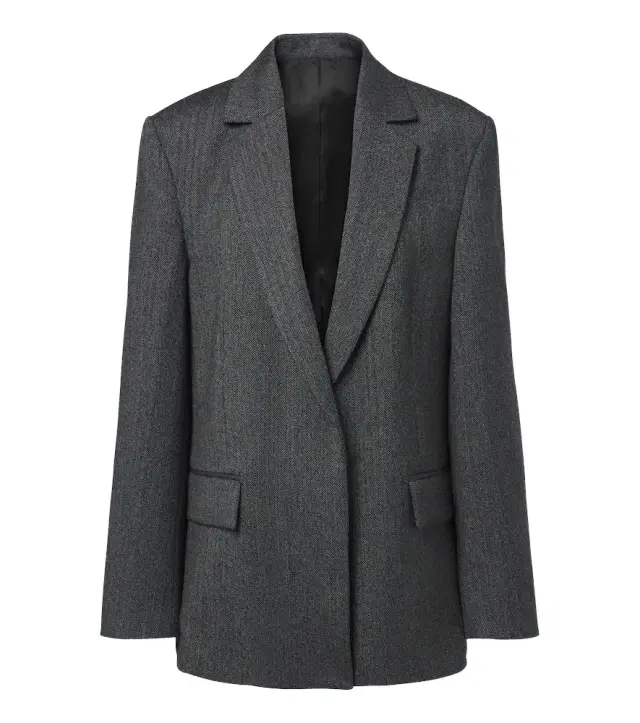 Herringbone wool blazer