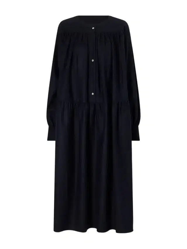 Les Vacances D’Irina Calla Gathered Wool-flannel Maxi Dress