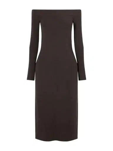 Tom Ford Wool And Silk-blend Midi Dress | Thumbnail 1