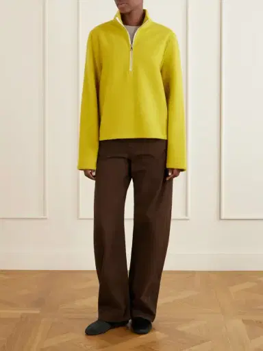 RIER City Virgin Wool-fleece Half-zip Sweater | Thumbnail 2