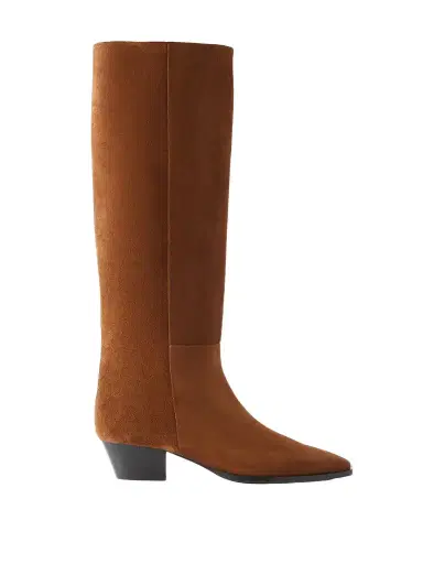 aeyde Medea 40 Suede Knee Boots | Thumbnail 1 aeyde Medea 40 Suede Knee Boots | Thumbnail 1