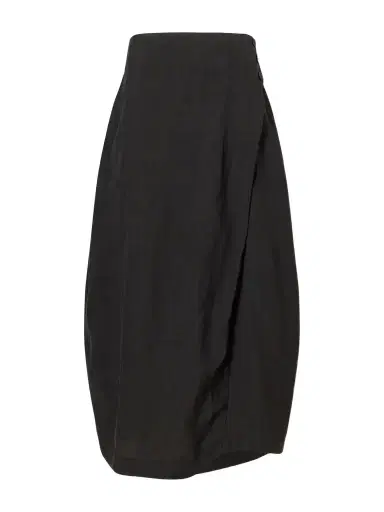 Studio Nicholson Pleated Woven Midi Skirt | Thumbnail 1 Studio Nicholson Pleated Woven Midi Skirt | Thumbnail 1
