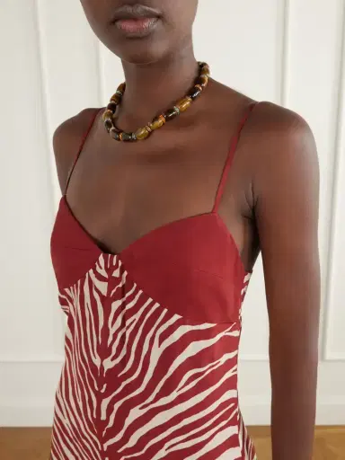 Cala de la Cruz Pontevedra Zebra-print Jersey Maxi Dress | Thumbnail 4 Cala de la Cruz Pontevedra Zebra-print Jersey Maxi Dress | Thumbnail 4